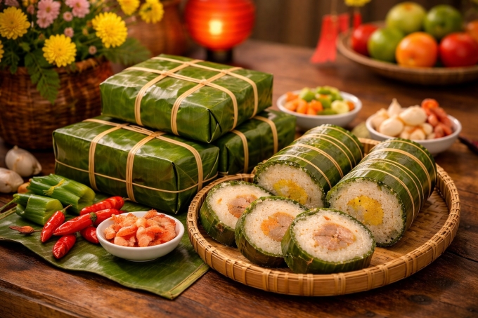 Một miếng bánh chưng cung cấp khoảng 180 calo, chưa kể những món ăn kèm.