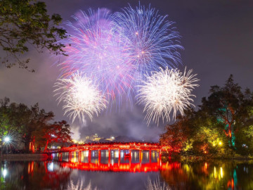 Lifestyle - Địa điểm xem bắn pháo hoa ở Hà Nội đêm giao thừa tết Bính Ngọ 2026