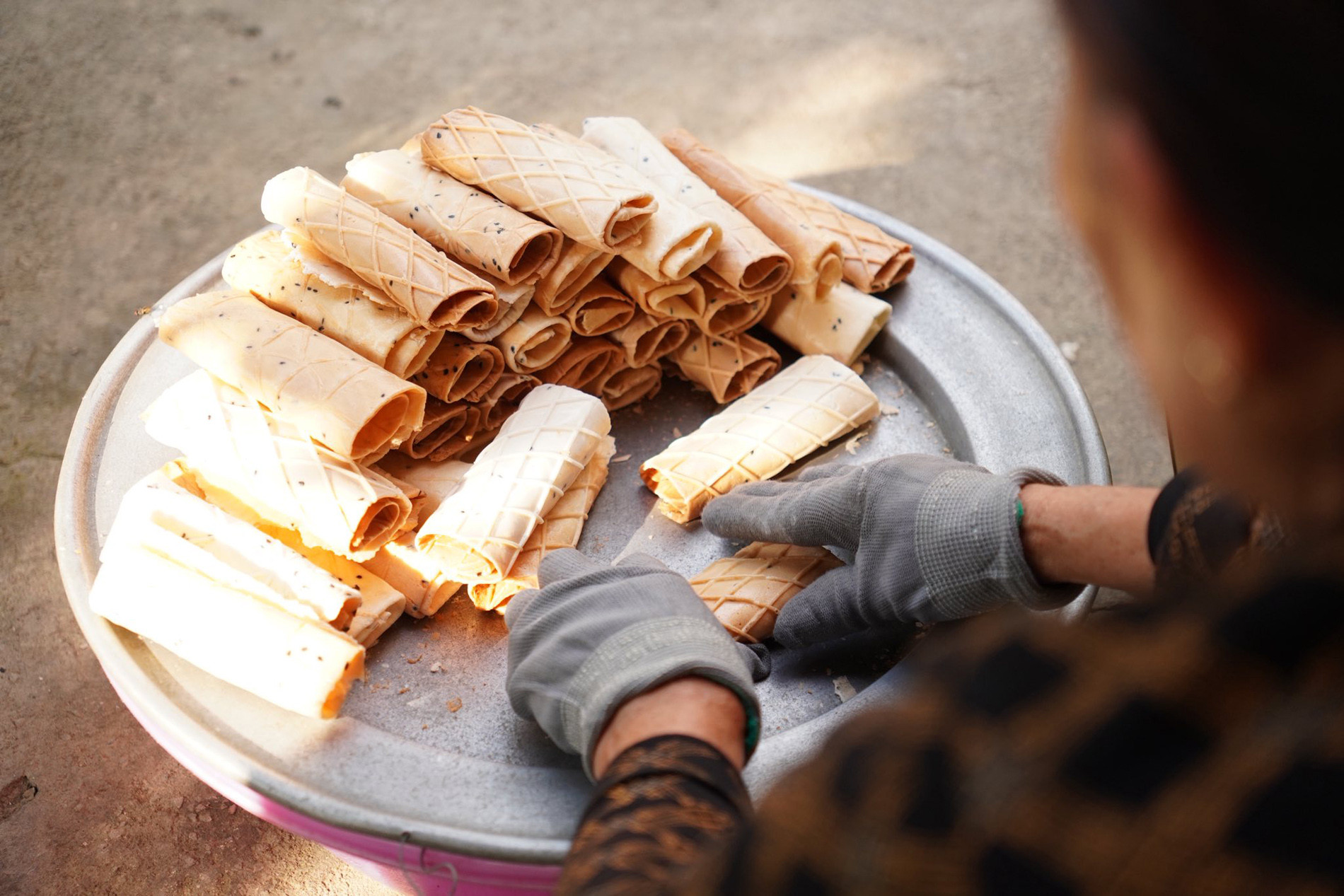 Bánh kẹp - món ăn dân dã của người miền Tây