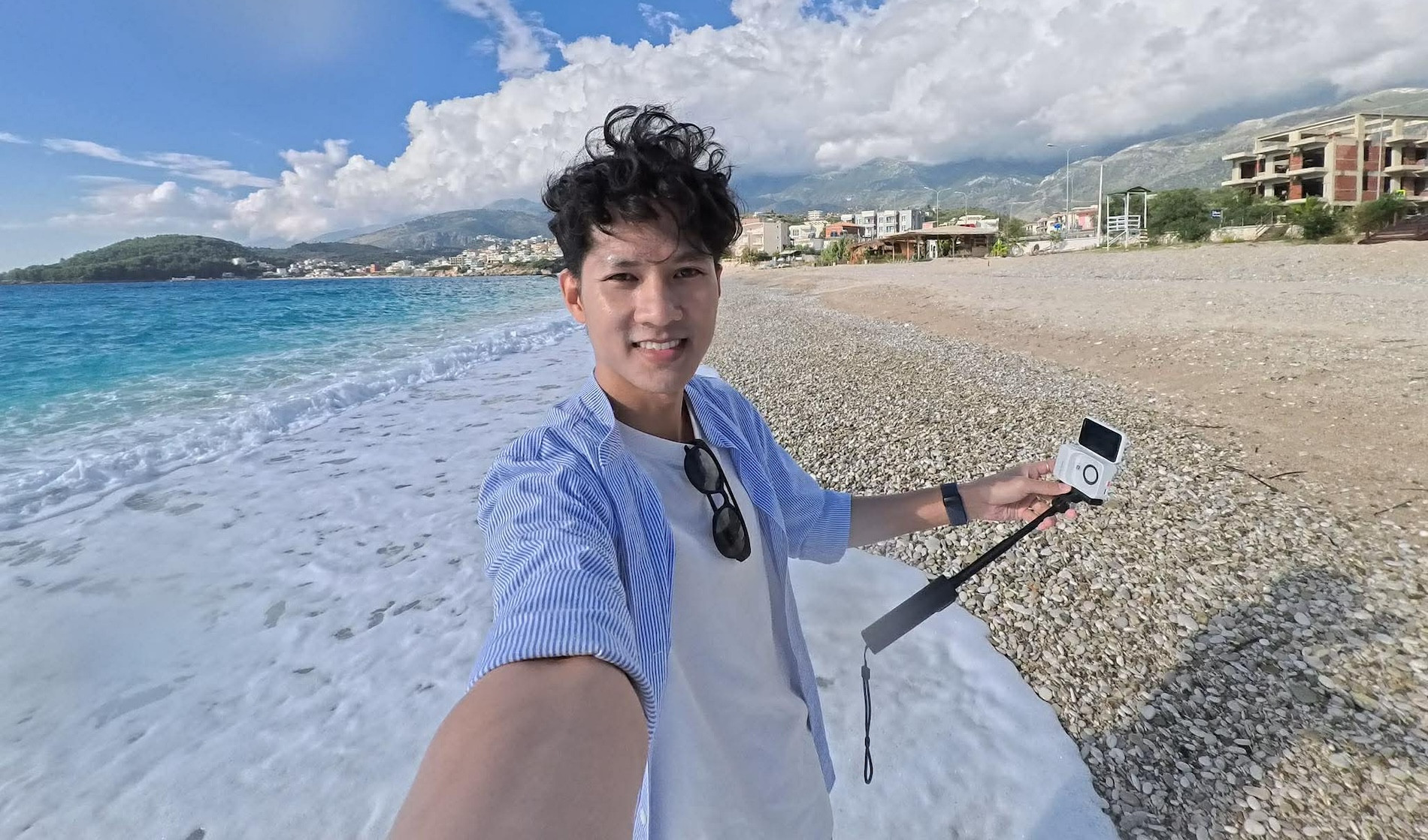 Duy Hải là cựu sinh viên Trường Đại học Khoa học Xã hội và Nhân văn, Đại học Quốc gia TPHCM. Ảnh: NVCC