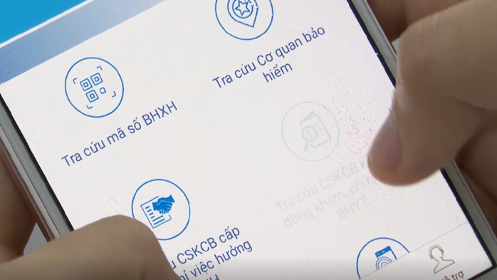 Tra cứu quá trình tham gia BHXH, BHYT trên ứng dụng VssID. Ảnh: Internet