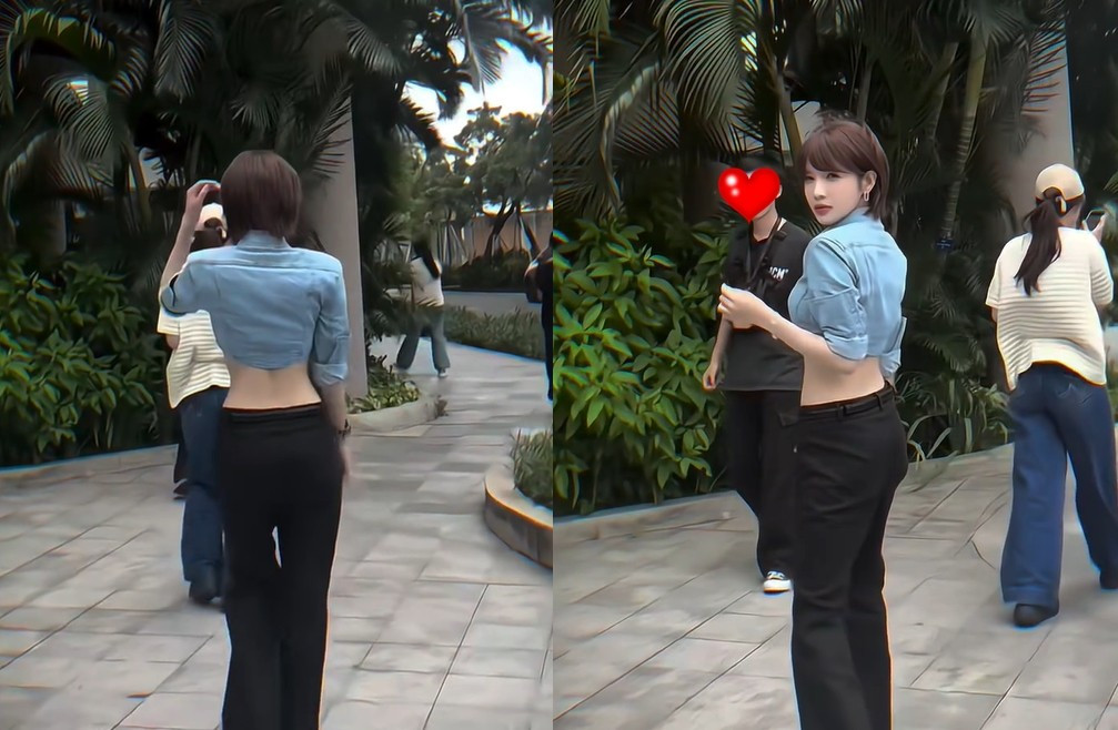 Vòng eo nhỏ đến siêu thực của LyLy. Nguồn: LyLy