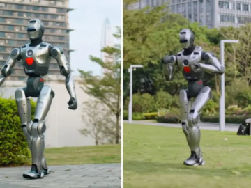 Clip: Robot hình người cỡ nhỏ của Trung Quốc "gây sốt" với màn giữ thăng bằng “như người thật”
