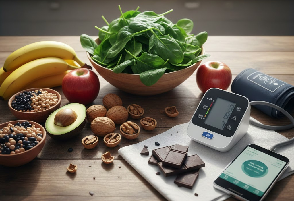 Một số loại thực phẩm mang lại nhiều lợi &iacute;ch cho huyết &aacute;p.