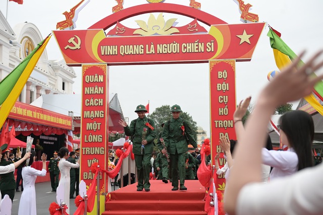 Thời gian đi nghĩa vụ quân sự 2026 được quy định theo Luật Nghĩa vụ quân sự. Ảnh: N.Tân