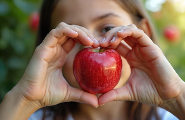 Mỗi ng&agrave;y ăn một quả t&aacute;o c&oacute; lợi cho huyết &aacute;p v&agrave; sức khỏe tim mạch.