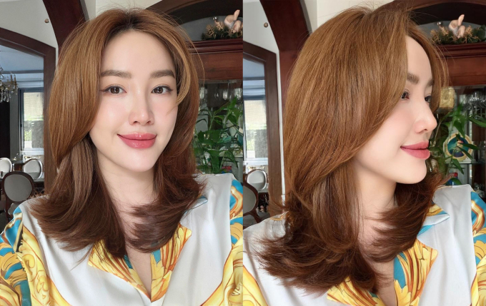 Kiểu tóc mới của Bảo Thy.