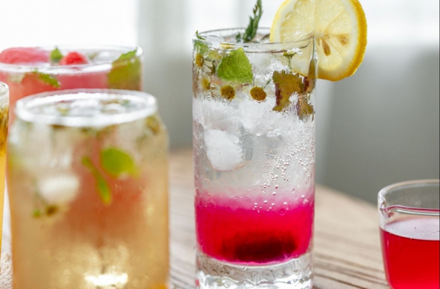 Nước chanh với tía tô, mận là thức uống giải nhiệt ngày hè hấp dẫn