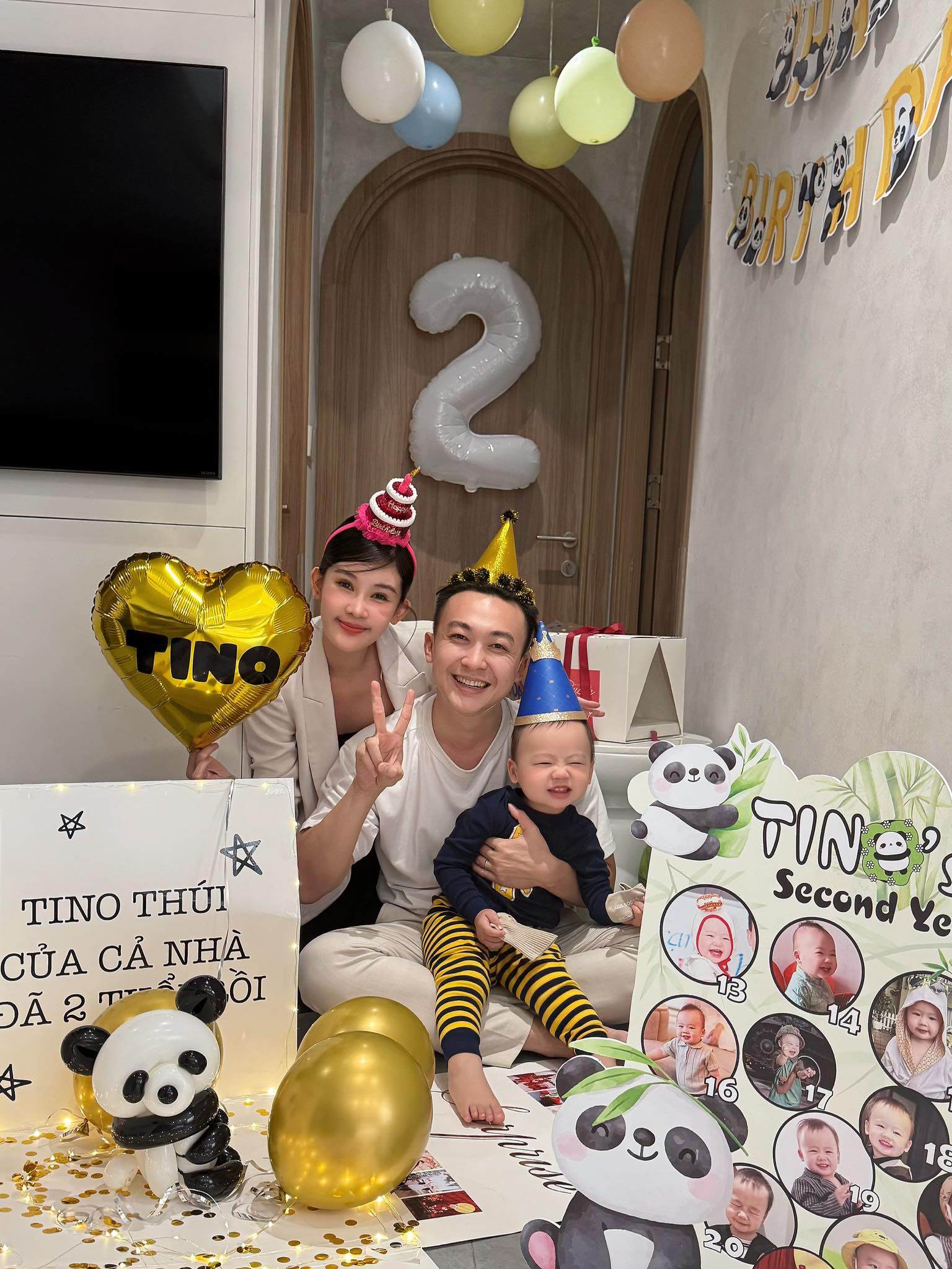 TiNo - quý tử của Hoa hậu Lê Âu Ngân Anh hiện đã được 2 tuổi.