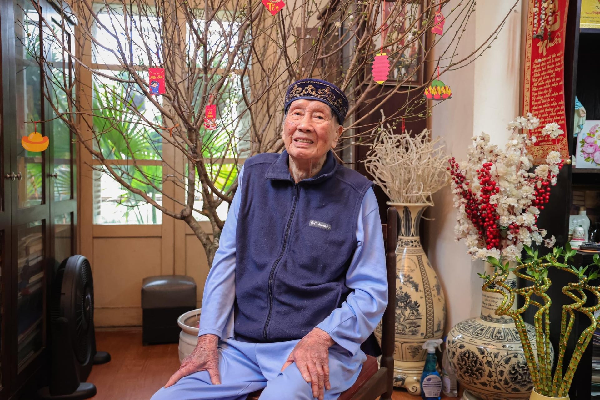 Ảnh chụp nhạc sĩ Phạm Tuyên hồi trước Tết nguyên đán Bính Ngọ. Ảnh: NVCC