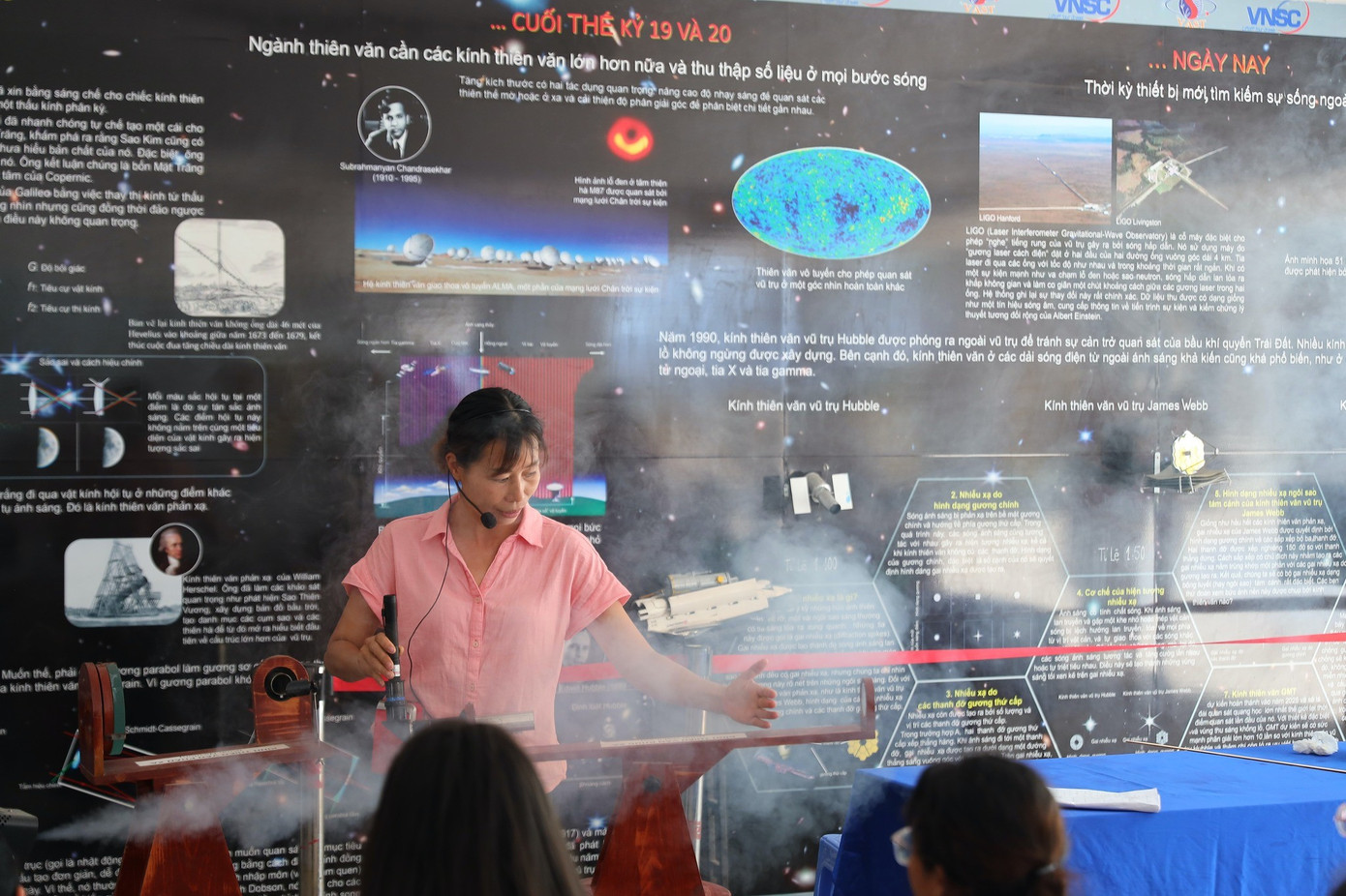 Học về thiên văn tại Đài thiên văn Nha Trang (Ảnh: Nhà chiếu hình vũ trụ (Nguồn: Đài thiên văn Nha Trang - Trung tâm Vũ trụ Việt Nam)