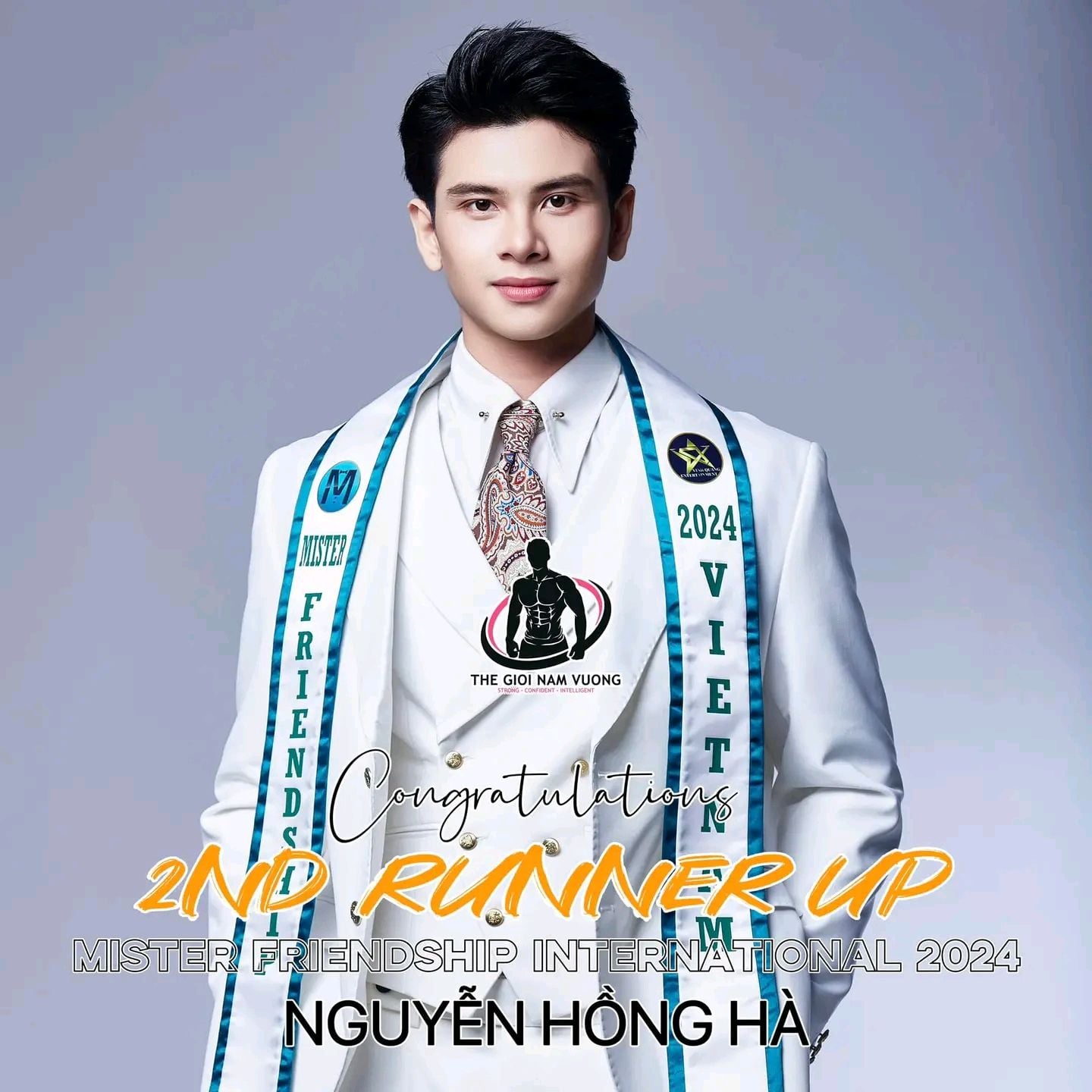 Nguyễn Hồng Hà từng đoạt Á vương Hữu nghị Quốc tế năm 2024. Ảnh: FBNV