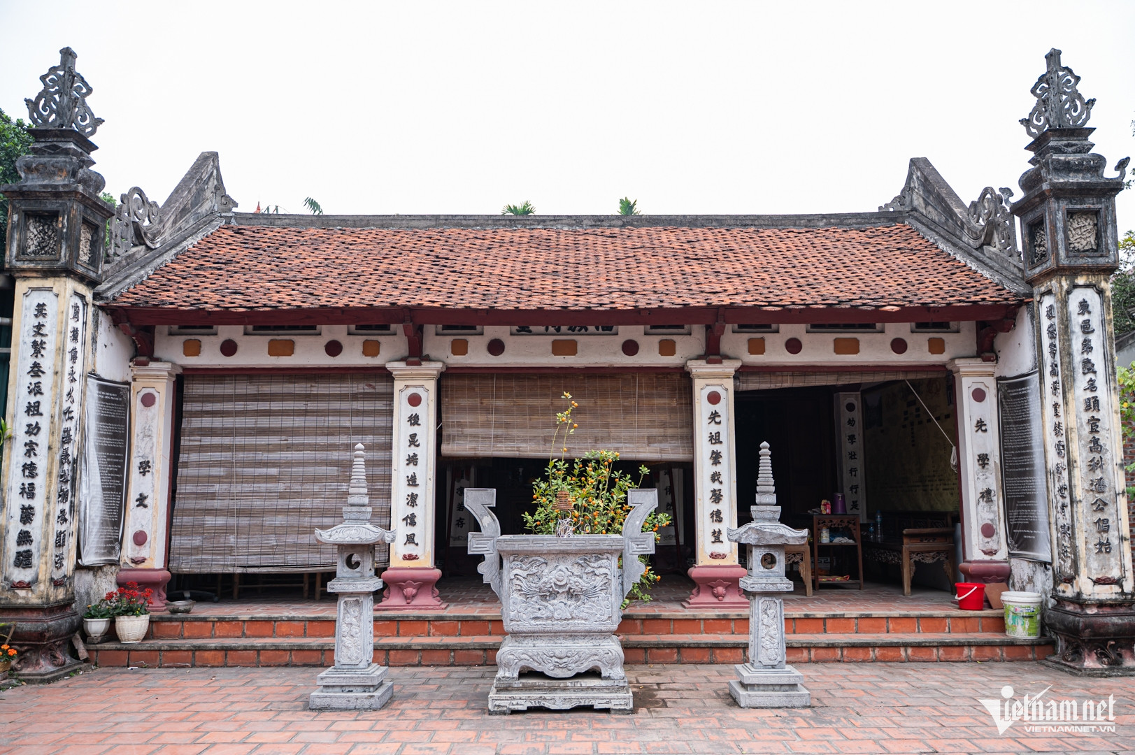 Nhà thờ được xây dựng trên diện tích 1.000m2, nhìn về hướng Nam. Ảnh: Nguyễn Huy