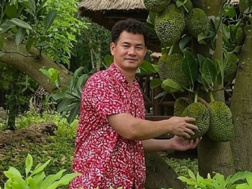 Sở thích làm vườn của nghệ sĩ Xuân Bắc