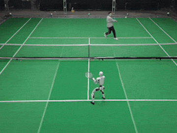 Robot hình người chơi tennis, đỡ bóng chính xác 96%
