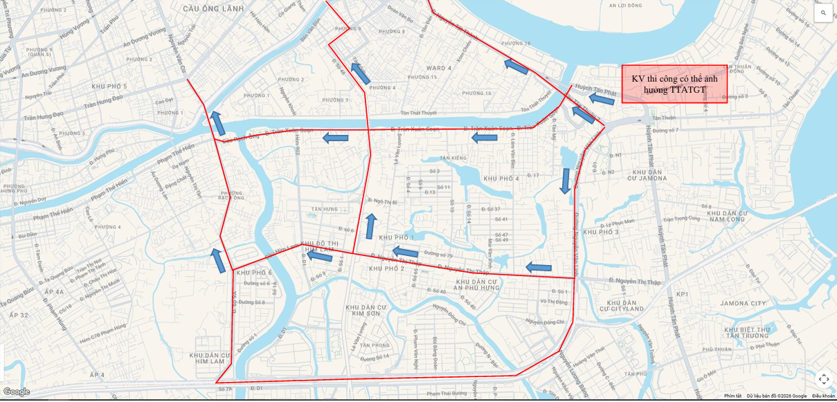 Chỉ dẫn lưu thông.