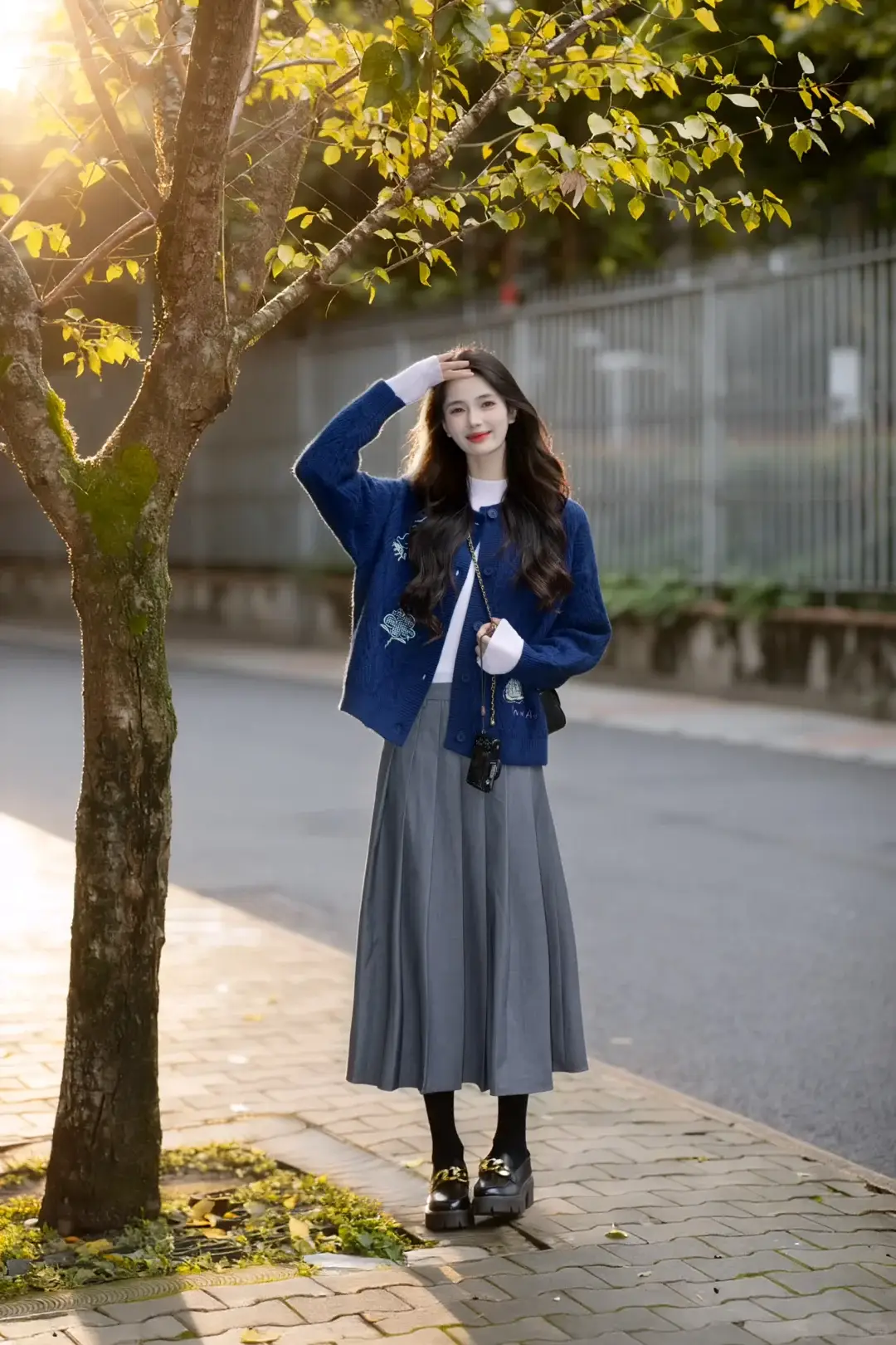 10 outfit với chân váy dài giúp chị em đẹp như nữ thần mùa xuân, ai cũng tưởng là hot girl mạng - 3