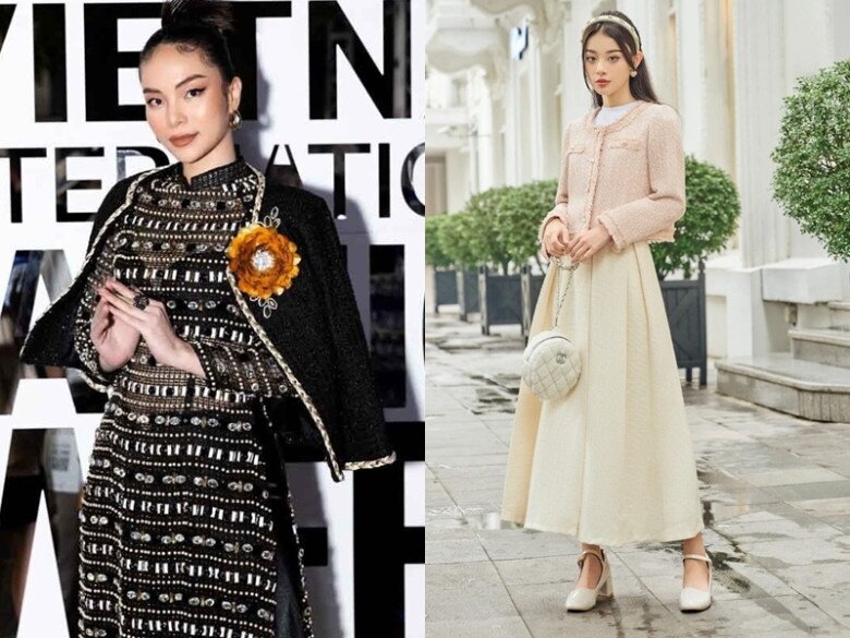 5 kiểu áo khoác phối với áo dài hay váy đầm đều đẹp, chị em đi du xuân vừa ấm áp vừa sành điệu - 11