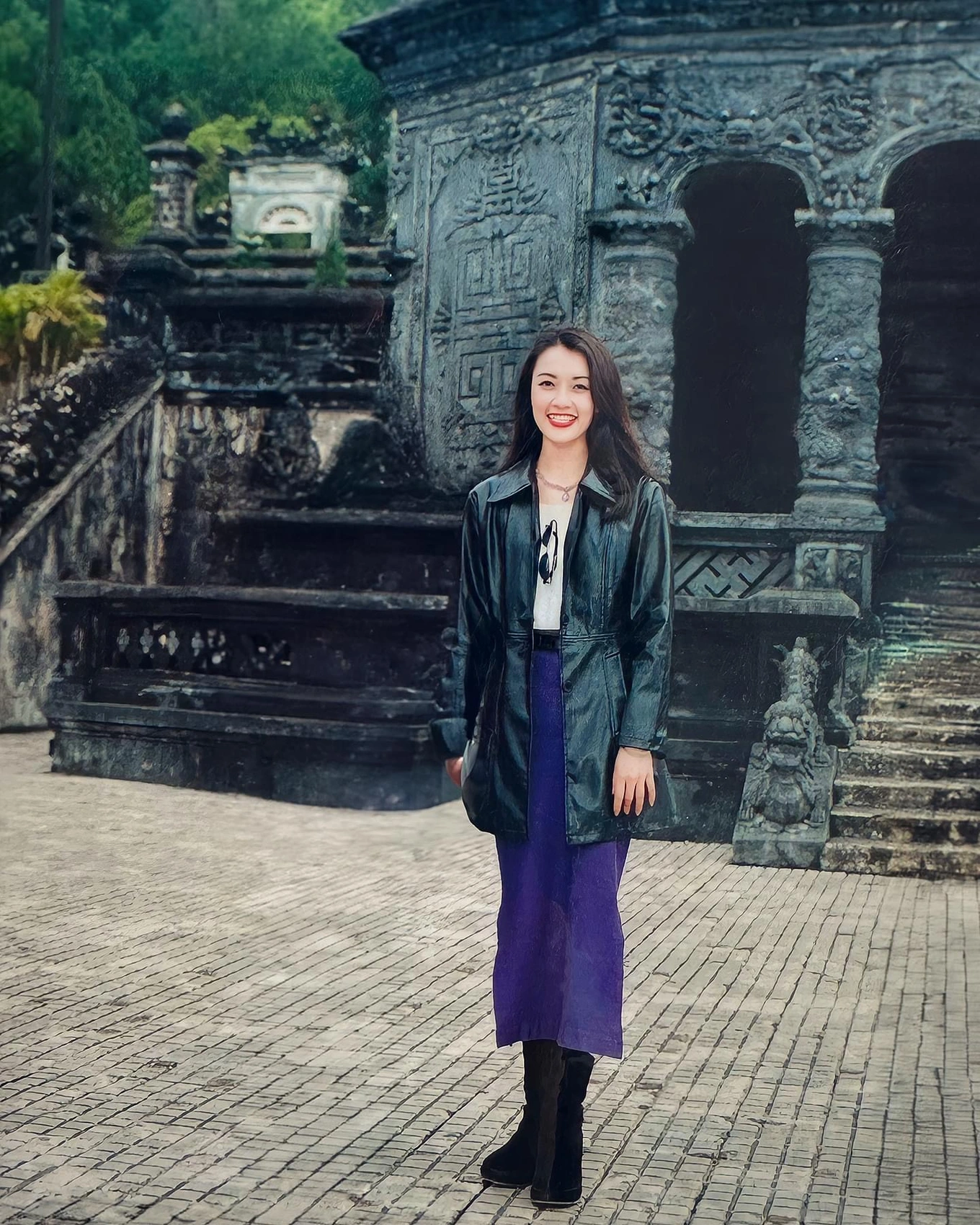 Nghệ sĩ Vân Dung thời trẻ có nhan sắc xinh đẹp, thậm chí còn lọt Top 15 Hoa hậu Việt Nam.