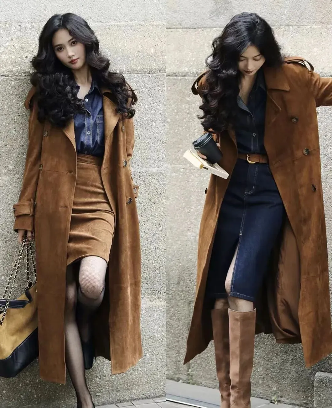 Kiểu áo khoác đậm chất amp;#34;quý tộcamp;#34; được giới sành thời trang săn đón mùa đông này, phối với váy hay quần đều sang chảnh - 4