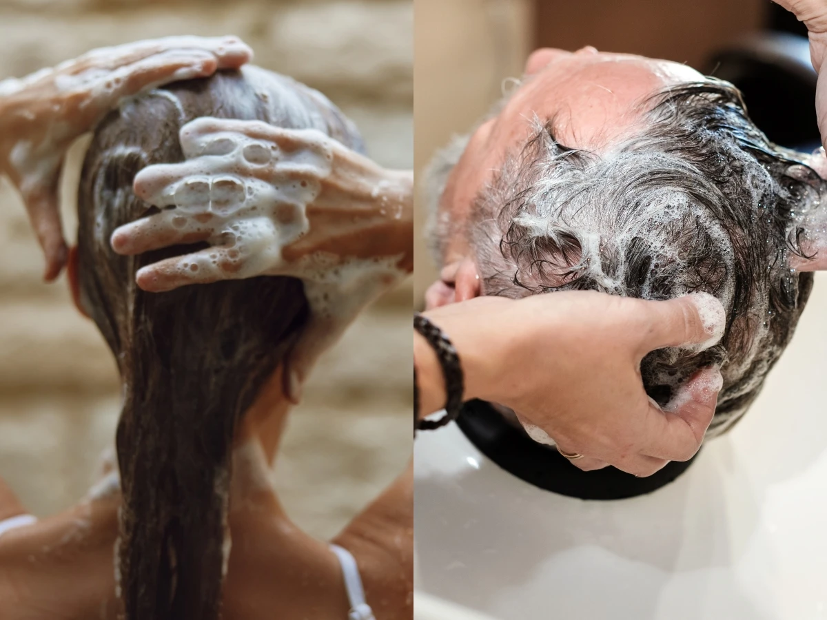 Gội đầu ở salon thường sạch và thơm lâu hơn gội ở nhà là do sự khác biệt về cách gội.