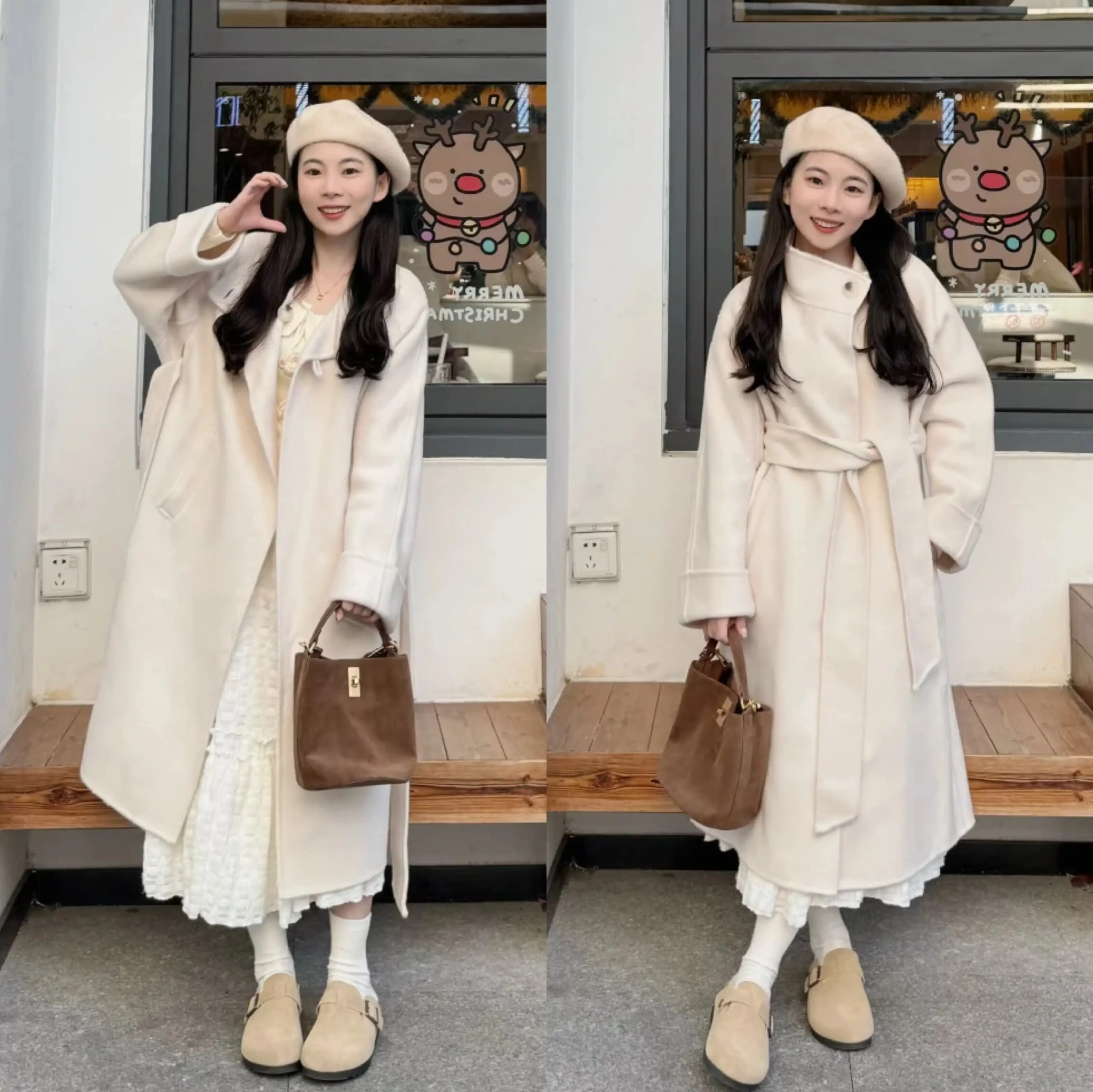 Cao chưa đến 1m50, blogger thời trang amp;#34;hack dángamp;#34; ngoạn mục với 10 outfit áo khoác trông tăng thêm cả chục cm - 6