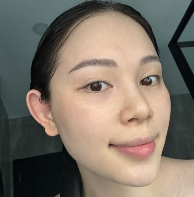 Nhan sắc Midu ở tuổi ngoài 30.