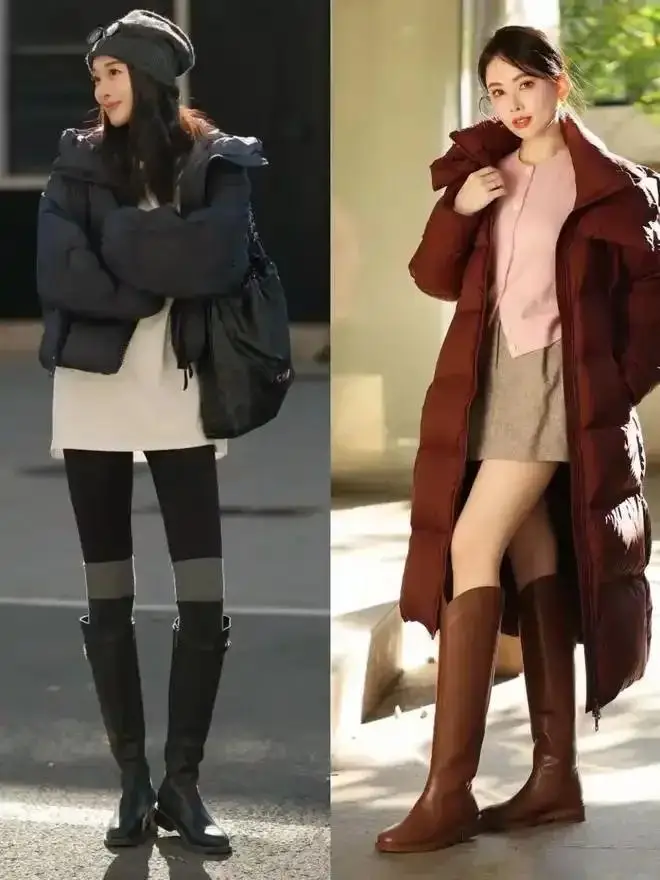 Thử cả trăm bộ đồ, tôi rút ra 6 công thức diện bốt dài dù mặc với áo khoác dài hay áo phao đều amp;#34;đỉnh chópamp;#34; - 5