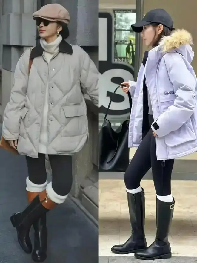 Thử cả trăm bộ đồ, tôi rút ra 6 công thức diện bốt dài dù mặc với áo khoác dài hay áo phao đều amp;#34;đỉnh chópamp;#34; - 7