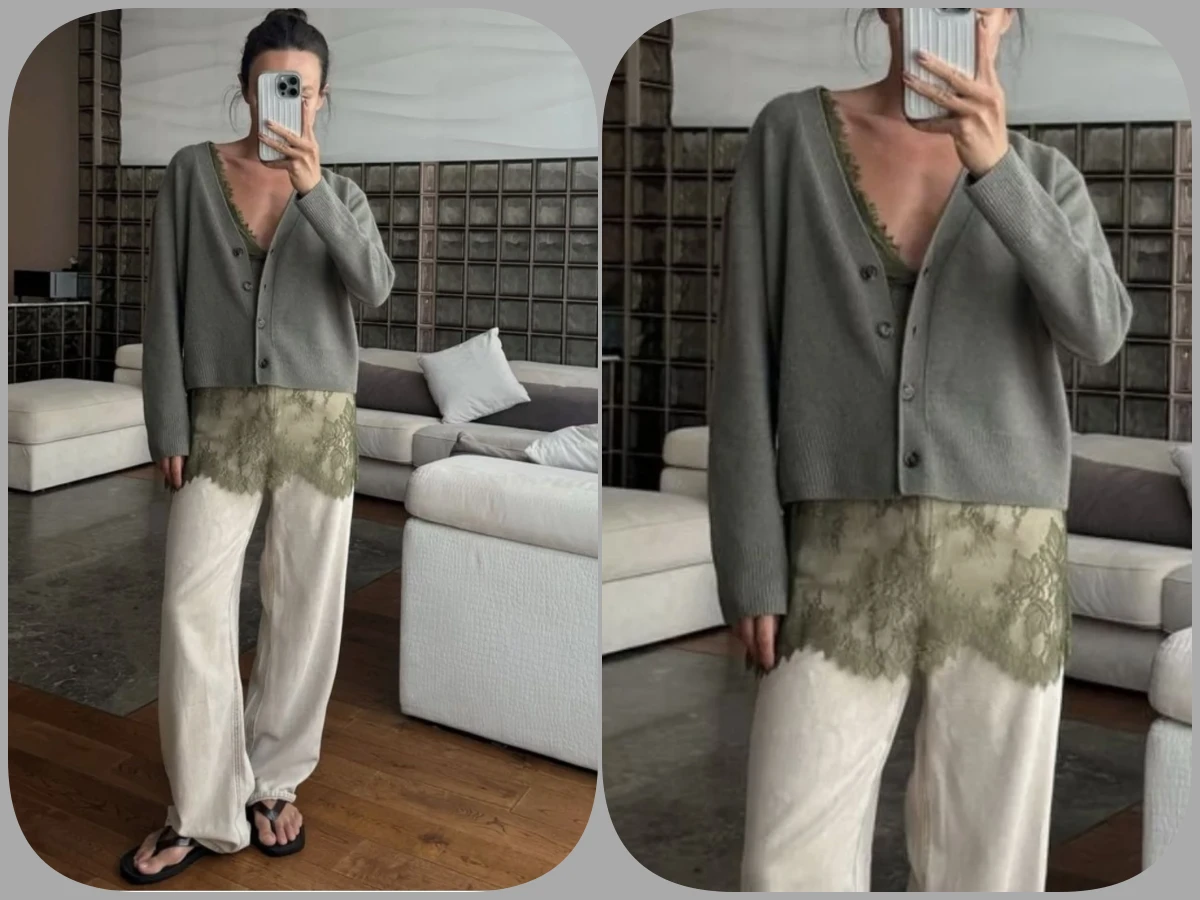 Kiểu áo amp;#34;tinh hoa hội tụamp;#34; thay thế áo len, chị em 30+ hay U60 đều diện được, mặc theo cách này càng thêm tinh tế - 5