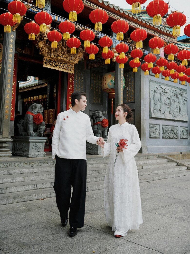 amp;#34;Đối thủamp;#34; của Chi Pu dịp Tết qua: Mỗi ngày một bộ áo dài, bà ba không trùng lặp, phối với túi trăm triệu đi chợ - 7