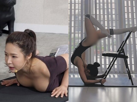 Hội chị em mặc đồ tập yoga sexy quá mức trông "nhức mắt", có người gặp tình huống đỏ mặt vì chiếc quần "phản chủ"
