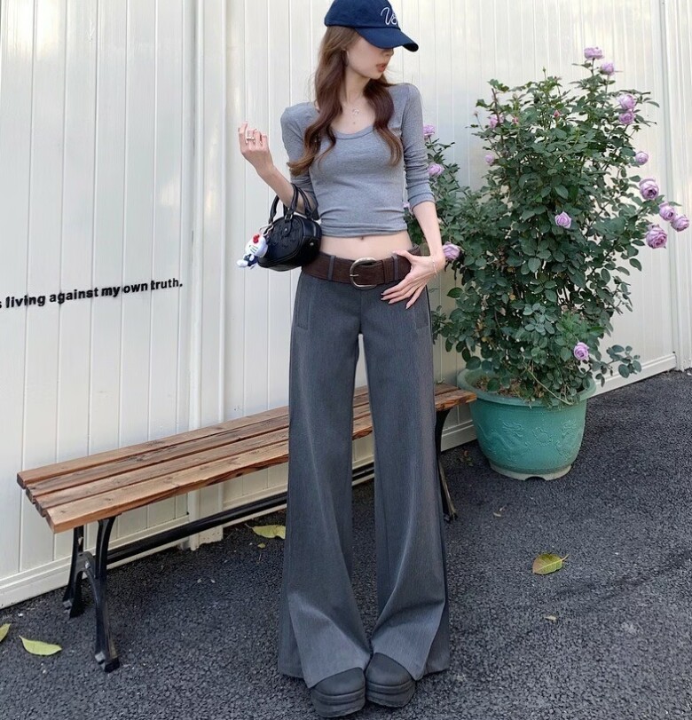 Không chỉ quần ống rộng, kiểu quần này cũng là “chân ái” mặc quanh năm của nàng công sở, dáng nào mặc cũng đẹp - 6