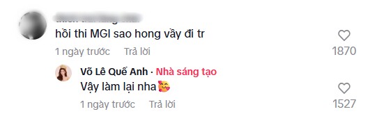 Bình luận của Quế Anh khiến những người hâm mộ kỳ vọng cô sẽ trở lại đấu trường nhan sắc quốc tế.