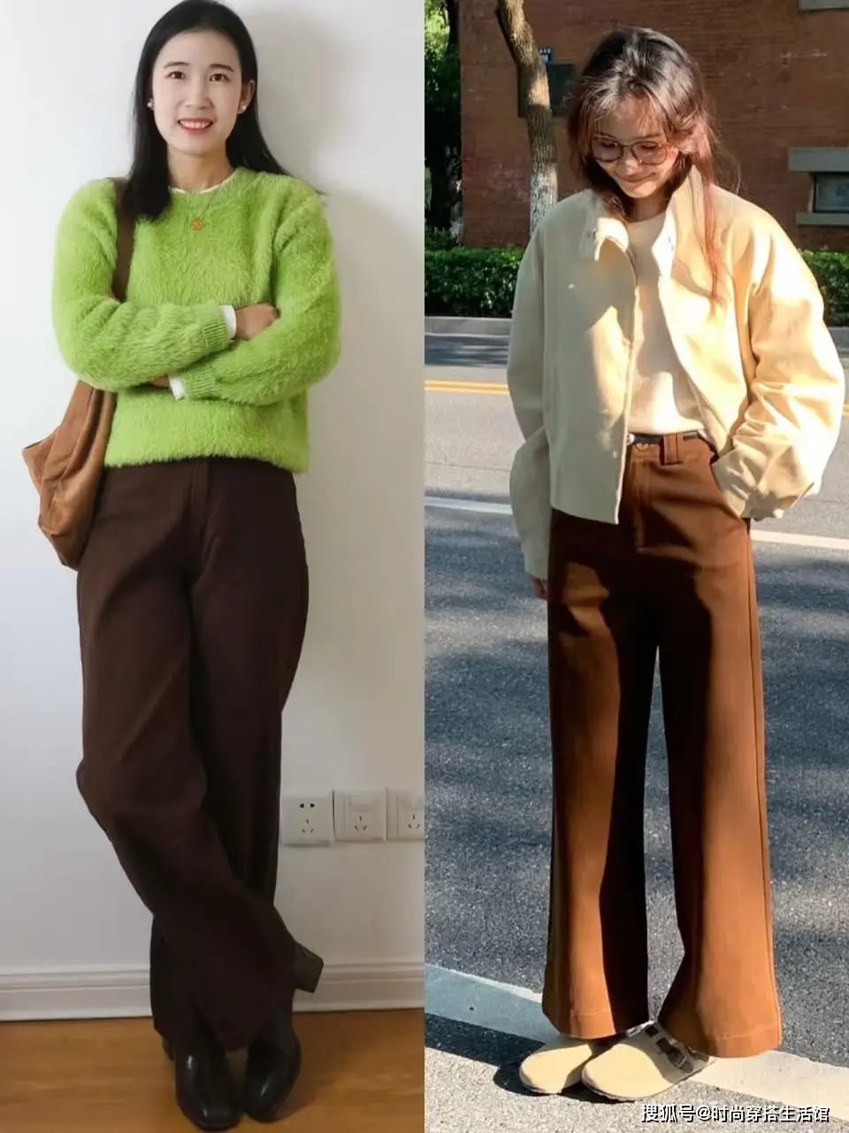 Quần lửng n&acirc;u cho c&ocirc; n&agrave;ng nhỏ nhắn