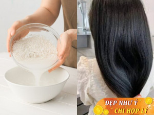 Thứ nước trắng đục ai cũng nghĩ là đồ thừa đem gội đầu giúp phục hồi tóc hư tổn, tóc dày bồng bềnh không cần cấy