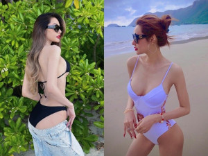 Á hậu dính thị phi khi yêu "người tình" Mỹ Tâm, công khai sửa vòng 1 phục vụ công việc, chăm mặc thiếu vải khoe body