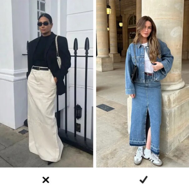 Lý tưởng nhất là chọn độ dài vừa qua bắp chân hoặc trên mắt cá chân để tạo cảm giác gọn gàng và giúp đôi chân trông dài hơn.