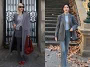 Thời trang - Không phối với đen trắng, tôi chỉ chọn đúng 3 màu mặc với đồ xám khiến mọi outfit trông đắt tiền như con nhà giàu