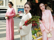 Thời trang - "Đối thủ" của Chi Pu dịp Tết qua: Mỗi ngày một bộ áo dài, bà ba không trùng lặp, phối với túi trăm triệu đi chợ