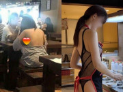 Tư vấn mặc đẹp - Nhức mắt với thời trang “vườn không nhà trống" của chị em khi đi ăn uống, có cô còn tạo dáng phản cảm