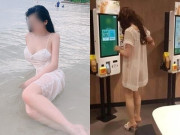 Thời trang - Nhức mắt với váy ngủ "mơ hồ" như sương, khoe đường cong phái đẹp khi ra phố