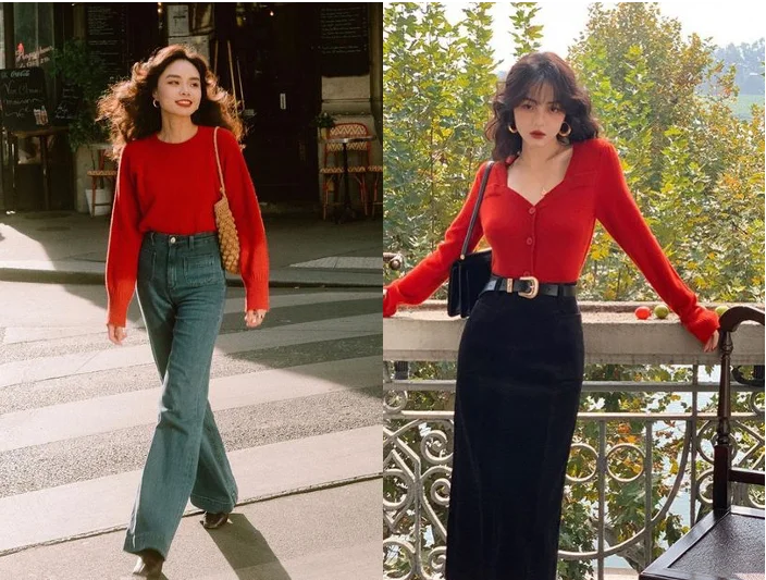 Muốn mặc đỏ đẹp xuyên Tết? Ghi nhớ ngay 6 nguyên tắc phối đồ giúp bạn sang xịn, nổi bật đúng chất xuân - 5