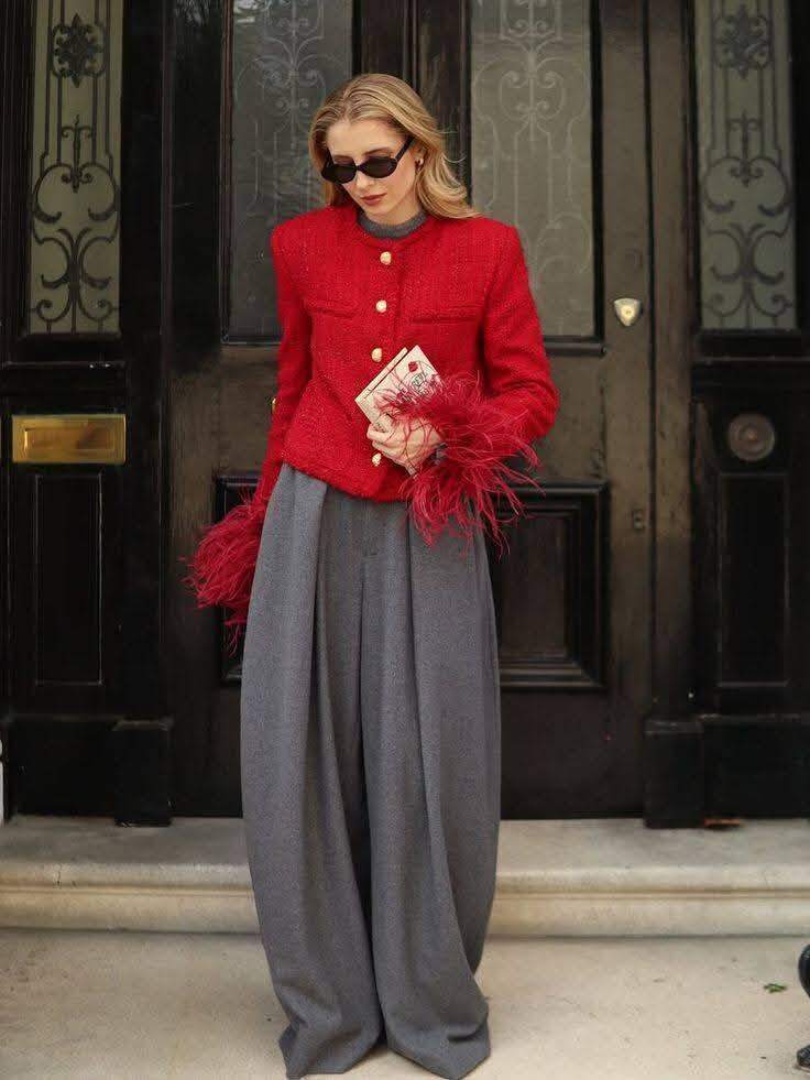 Không phối với đen trắng, tôi chỉ chọn đúng 3 màu mặc với đồ xám khiến mọi outfit trông đắt tiền như con nhà giàu - 4