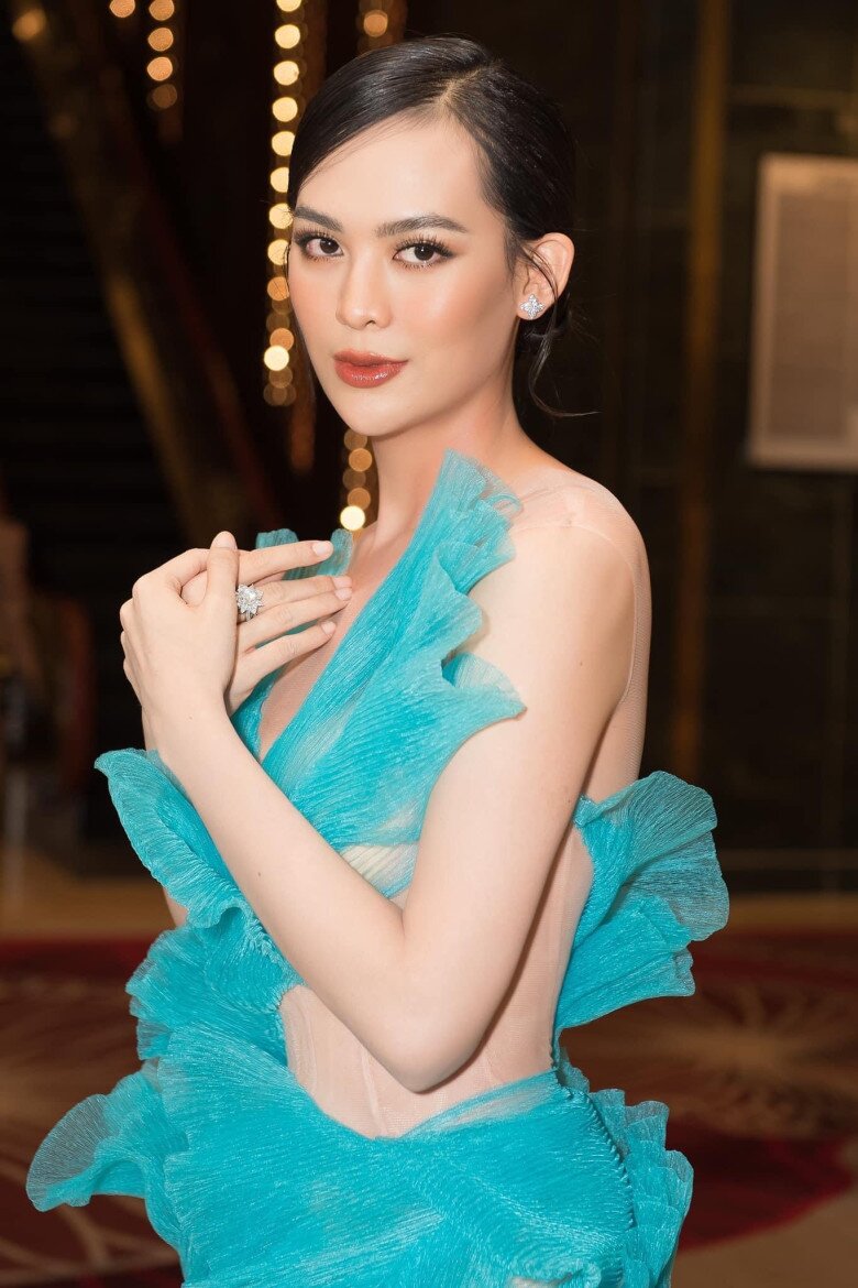 Sang Lê là mỹ nhân từng nổi bật trong cuộc thi hoa hậu.