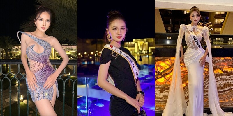 Thu Ngân có phong độ thời trang tốt tại đấu trường sắc đẹp quốc tế.