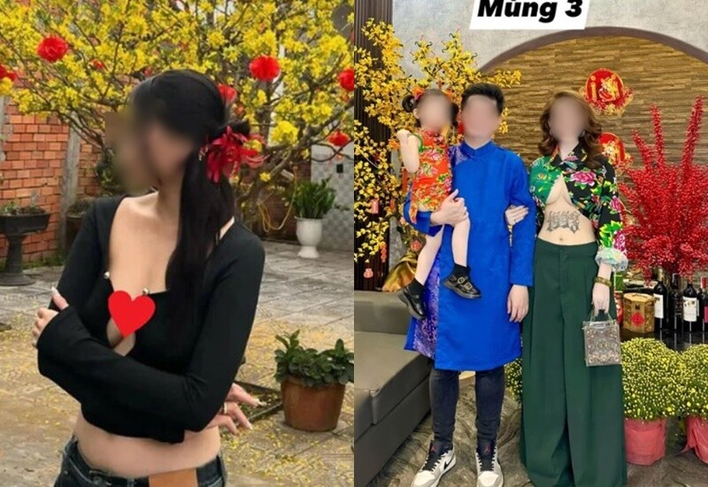 Trong Tết và suốt cả tháng Giêng, các hoạt động đi chúc Tết hay lễ chùa để cầu một năm mới may mắn, vạn sự hanh thông chắc chắn không thể thiếu. Trong không khí xuân vui tươi như vậy lại xuất hiện những hình ảnh kém duyên của hội chị em vì cách mặc đồ thiếu tinh tế.