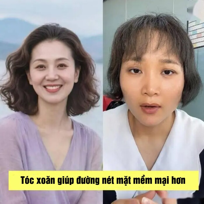 Phụ nữ sau 40 tuổi để tóc thẳng hay tóc uốn xoăn đẹp hơn? Chọn đúng kiểu có thể giúp trẻ lại cả chục tuổi - 3