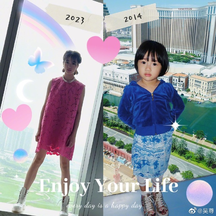 Ngô Hân Di ngày càng nhận được nhiều lời khen nhờ diện mạo nổi bật so với độ tuổi.