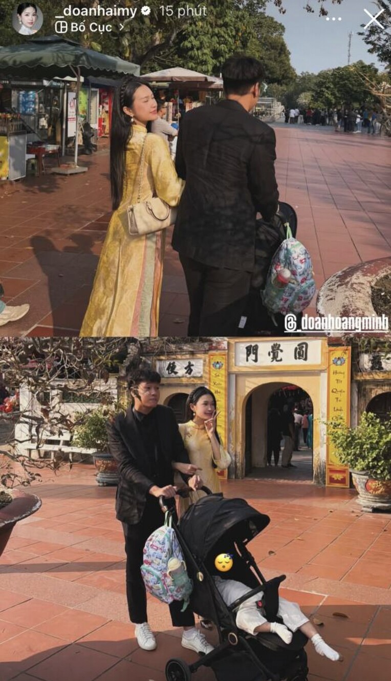 Vợ chồng Đoàn Văn Hậu - Doãn Hải My gây chú ý trong ngày đầu năm mới - 7